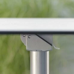 Stern Livorno Gartentisch-Gestell 80x80cm Aluminium Graphit -Garten Leben 1203227 4