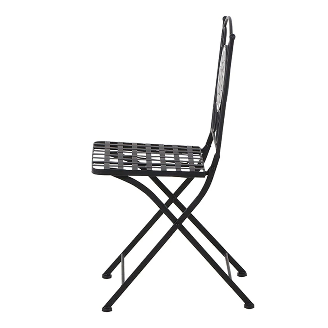 Siena Garden Como Klappstuhl Stahl/Keramik Schwarz Matt / Mosaikoptik 5 Siena Garden Como Klappstuhl Stahl/Keramik Schwarz Matt / Mosaikoptik â Bild 3