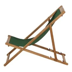 Siena Garden Aviro Liegestuhl Akazie/Polyester Natur/Grün -Garten Leben 1204470 3