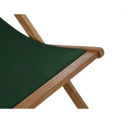 Siena Garden Aviro Liegestuhl Akazie/Polyester Natur/Grün -Garten Leben 1204470 7