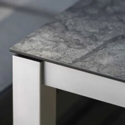 Stern Gartentisch 200x140 Cm Aluminium/Silverstar 2.0 Graphit/Dark Marble - Zement Hell -Garten Leben 1209068 3