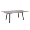 Stern Interno Gartentisch 180x100cm Aluminium Vierkantrohr/Silverstar 2.0 Anthrazit/Metallic Grau -Garten Leben 1210388 1