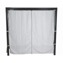 Siena Garden Waikiki Loungebett Inkl. Dach Aluminium/Textil Anthrazit/Hellgrau -Garten Leben 1210696 8