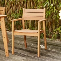 Siena Garden Narona Stapelsessel Eukalyptus Natur 17 Siena Garden Narona Stapelsessel Eukalyptus Natur -Garten Leben 1210949 7