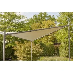 Siena Garden Berlino Gartenpavillon 300x300cm Stahl/Polyester Anthrazit/Hellgrau -Garten Leben 1211620 4