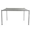 Siena Garden Levino Gartenpavillon 300x400cm Stahl/Polyester Anthrazit/Hellgrau -Garten Leben 1211631 1