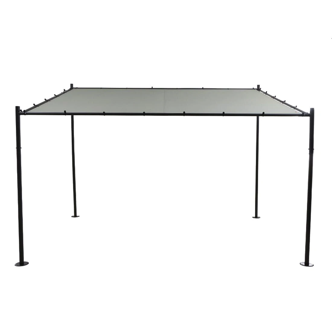 Siena Garden Levino Gartenpavillon 300x400cm Stahl/Polyester Anthrazit/Hellgrau 3 Siena Garden Levino Gartenpavillon 300x400cm Stahl/Polyester Anthrazit/Hellgrau