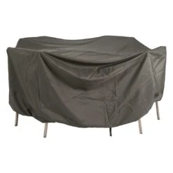 Stern Gartentisch Schutzhülle Ø110cm Polyester Grau