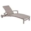 MBM Bellini Gartenliege Geflecht Mirotex-Twist Oyster -Garten Leben 1212379 1