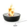 Blomus Fuoco Gel-Tischfeuer Large Edelstahl/Keramik Schwarz -Garten Leben 1212698 1