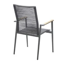 Musterring Amsterdam Stapelsessel Aluminium/Kordel/TeakAL Anthrazit 8 Musterring Amsterdam Stapelsessel Aluminium/Kordel/TeakAL Anthrazit -Garten Leben 1213897 3