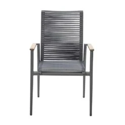 Musterring Amsterdam Stapelsessel Aluminium/Kordel/TeakAL Anthrazit 9 Musterring Amsterdam Stapelsessel Aluminium/Kordel/TeakAL Anthrazit -Garten Leben 1213897 4