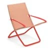 Emu Snooze Liegestuhl Stahl/Textilene Rot/Orange 1 Emu Snooze Liegestuhl Stahl/Textilene Rot/Orange -Garten Leben 1217131 1
