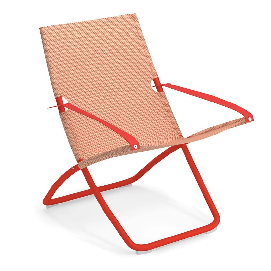 Emu Snooze Liegestuhl Stahl/Textilene Rot/Orange 3 Emu Snooze Liegestuhl Stahl/Textilene Rot/Orange