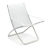 Emu Snooze Liegestuhl Stahl/Textilene Weiß/Weiß -Garten Leben 1217153 1