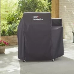 Weber Premium Grillabdeckung Für SmokeFire EX4 Schwarz -Garten Leben 1223555 4