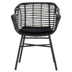 Hartman Cecilia Gartensessel Aluminium/Geflecht Carbon Black/Black Puma -Garten Leben 1224765 3