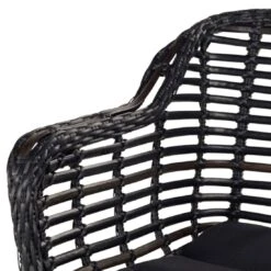 Hartman Cecilia Gartensessel Aluminium/Geflecht Carbon Black/Black Puma -Garten Leben 1224765 5