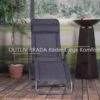 OUTLIV. Brada Bäderliege Stahl/Suntex Anthrazit -Garten Leben 1230936 v 1296