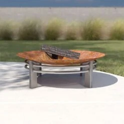 SvenskaV Nova Super XXL Feuerschale Ø80x30cm Edelstahl/Rohstahl Edelstahl/Schwarz 7 SvenskaV Nova Super XXL Feuerschale Ø80x30cm Edelstahl/Rohstahl Edelstahl/Schwarz -Garten Leben 1231255 3