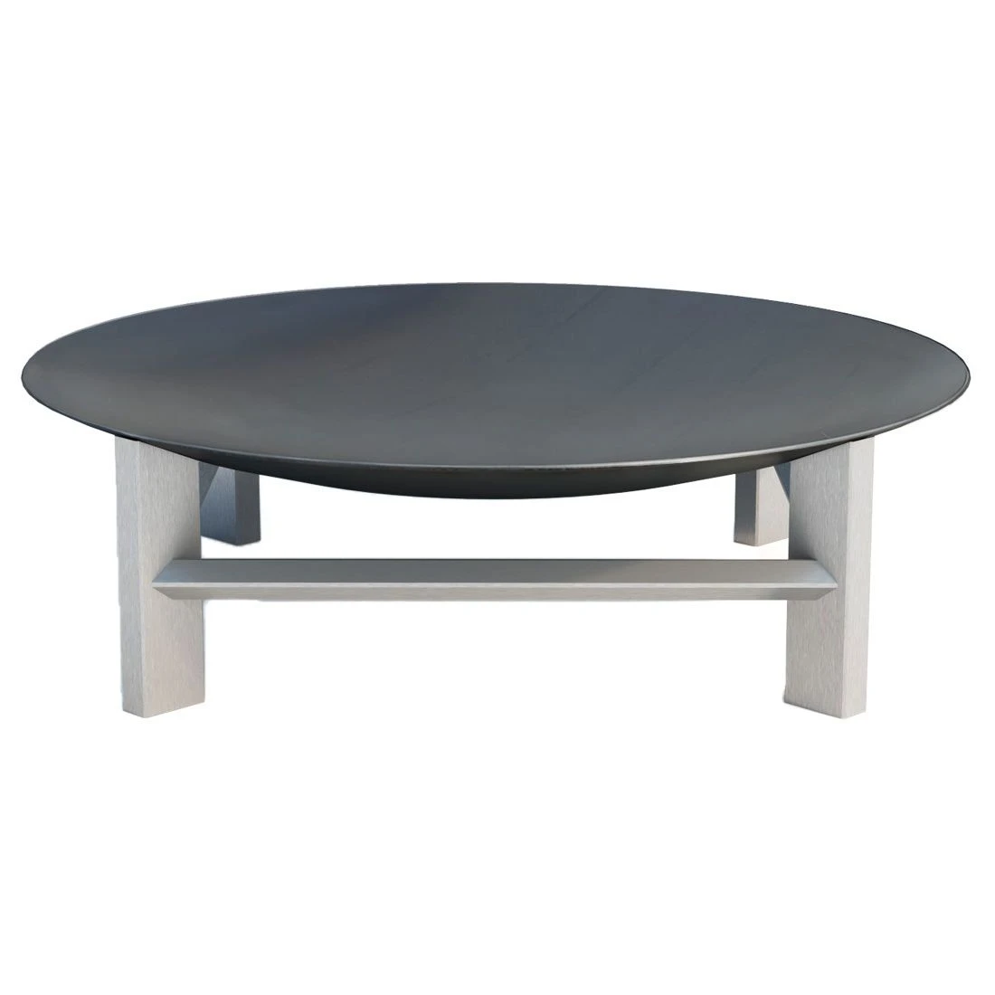 SvenskaV Alpha XXL Feuerschale 58x58x20cm Edelstahl/Rohstahl Edelstahl/Schwarz 3 SvenskaV Alpha XXL Feuerschale 58x58x20cm Edelstahl/Rohstahl Edelstahl/Schwarz