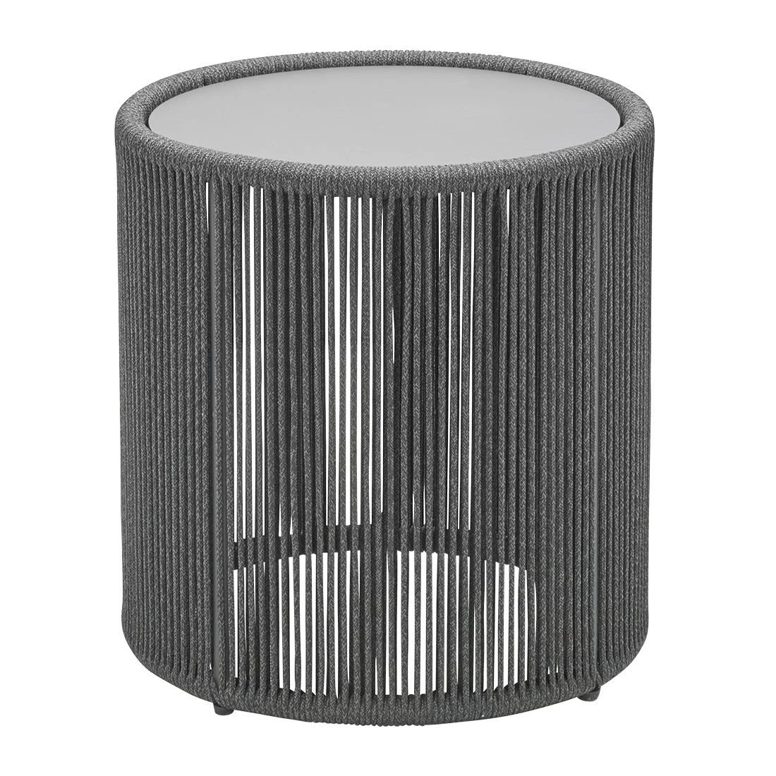 Musterring Formentera Beistelltisch Ø44,4cm Aluminium/Kordelbespannung Anthrazit/Grau 3 Musterring Formentera Beistelltisch Ø44,4cm Aluminium/Kordelbespannung Anthrazit/Grau