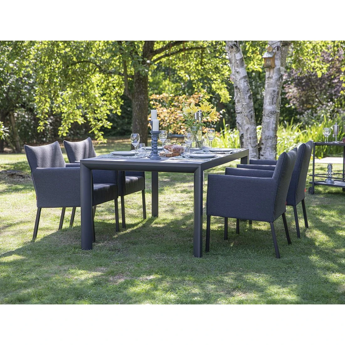 Siena Garden Tango Gartensessel Aluminium/Sunbrella® Matt Anthrazit/Anthrazit 9 Siena Garden Tango Gartensessel Aluminium/Sunbrella® Matt Anthrazit/Anthrazit – Bild 7
