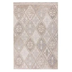 ROOLF Living Brighton Outdoorteppich 180x280cm Grau Gemustert