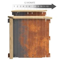 DJES Hochbeet Verlängerungsset Kurz Stahl/Fichte Grau 18 DJES Hochbeet Verlängerungsset Kurz Stahl/Fichte Grau -Garten Leben 1234291 7