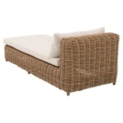 OUTLIV. Versailles Gartenliege Geflecht Mixed Beige -Garten Leben 1239285 5