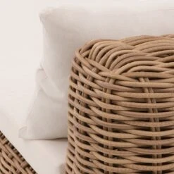 OUTLIV. Versailles Gartenliege Geflecht Mixed Beige -Garten Leben 1239285 6