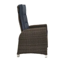 Ploß Rocking Gartensessel Geflecht/Polyester Grau-Braun-Meliert/Anthrazit -Garten Leben 1242420 3