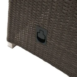 Ploß Rocking Gartensessel Geflecht/Polyester Grau-Braun-Meliert/Anthrazit -Garten Leben 1242420 7