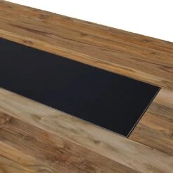 OUTLIV. Tri Gartentisch 200x100cm Aluminium/Teak Recycelt Anthrazit/Natur -Garten Leben 1243751 5