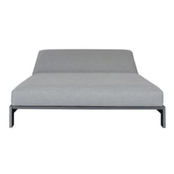 OUTLIV. Bite Doppelliege 203x144cm Aluminium/Sunbrella Schwarz/Flanelle -Garten Leben 1245324 2