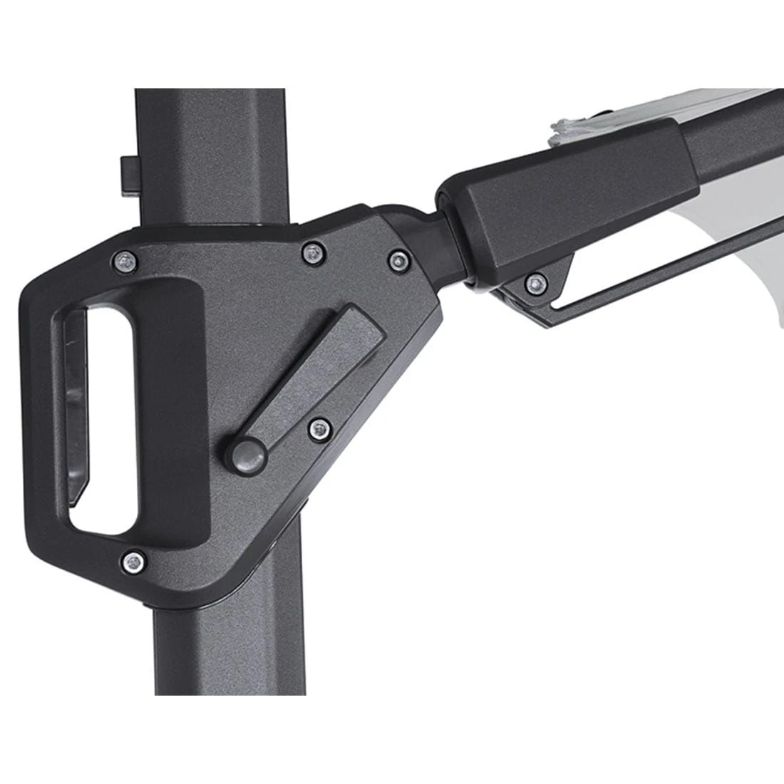 Siena Garden Sunset N+ Ampelschirm Ø 350 Cm Anthrazit/Stone 7 Siena Garden Sunset N+ Ampelschirm Ø 350 Cm Anthrazit/Stone – Bild 5