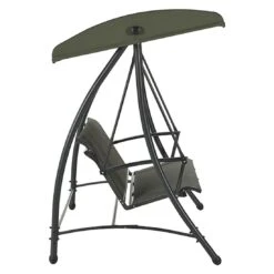 OUTLIV. Rubens Hollywoodschaukel Stahl/Textilene Carbon Black/Moosgrün -Garten Leben 1247205 3