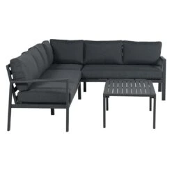 Garden Impressions Lexinton Ecklounge 3-tlg. Aluminium/Polster Carbon Black/Reflex Black -Garten Leben 1247337 3