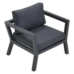 Garden Impressions Colorado Loungesessel Aluminium/Polster Carbon Black/Reflex Black
