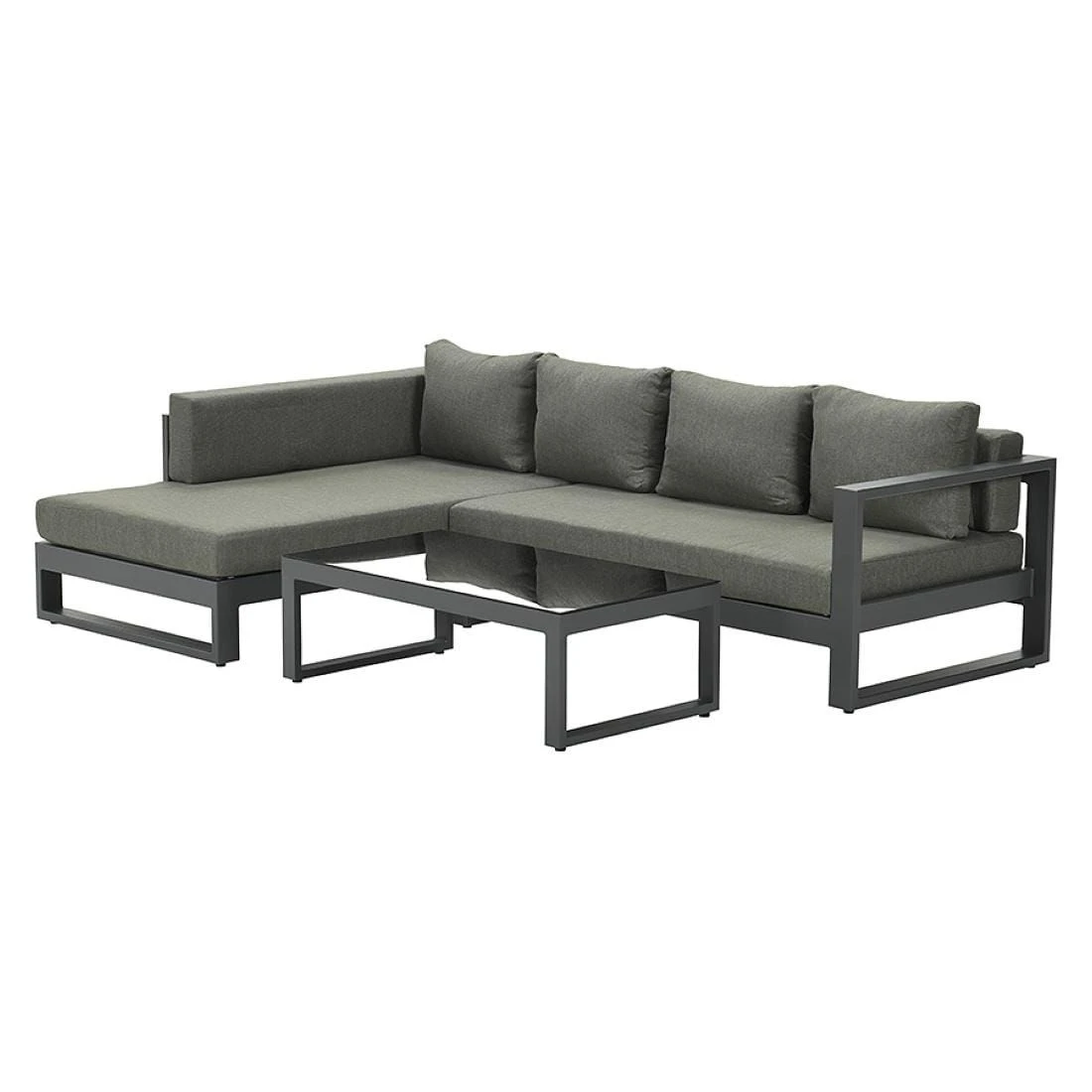 Garden Impressions Esmee Ecklounge 3-tlg. Aluminium/Polster Carbon Black/Mystic Grey 3 Garden Impressions Esmee Ecklounge 3-tlg. Aluminium/Polster Carbon Black/Mystic Grey