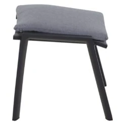 Siena Garden Valencia Hocker Aluminium/Polster Anthrazit/Salt&Pepper -Garten Leben 1247623 3