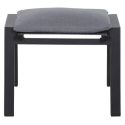 Siena Garden Valencia Hocker Aluminium/Polster Anthrazit/Salt&Pepper -Garten Leben 1247623 4