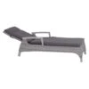Siena Garden Corido Gartenliege Aluminium/Geflecht Matt Weiß-Grau/Ice-Grey/Grey -Garten Leben 1247634 1