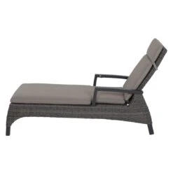 Siena Garden Corido Gartenliege Aluminium/Geflecht Matt Anthrazit/Charcoal-Grey/Taupe -Garten Leben 1247645 8