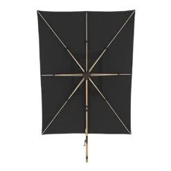 Doppler Alu-Wood Ampelschirm 400x300cm Holzoptik/Alu Anthrazit -Garten Leben 1247920 3 1