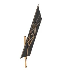 Doppler Alu-Wood Ampelschirm 400x300cm Holzoptik/Alu Anthrazit -Garten Leben 1247920 4 1