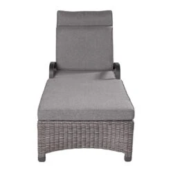 LC Garden Komido Gartenliege Aluminium/Geflecht Anthrazit/Omega Braun -Garten Leben 1248162 4