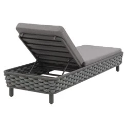 OUTLIV. Leon Gartenliege Aluminium/Rope/Acryl Anthrazit/Anthrazit-Blau-Meliert 15 OUTLIV. Leon Gartenliege Aluminium/Rope/Acryl Anthrazit/Anthrazit-Blau-Meliert -Garten Leben 1248448 4