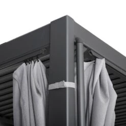 MWH Curtano Gartenpergola 540x300cm Aluminium/Olefin Matt Grau/Hellgrau -Garten Leben 1248547 3