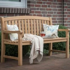 DeVries Woodie Gartenbank Teak Teak -Garten Leben 1250615 2 1